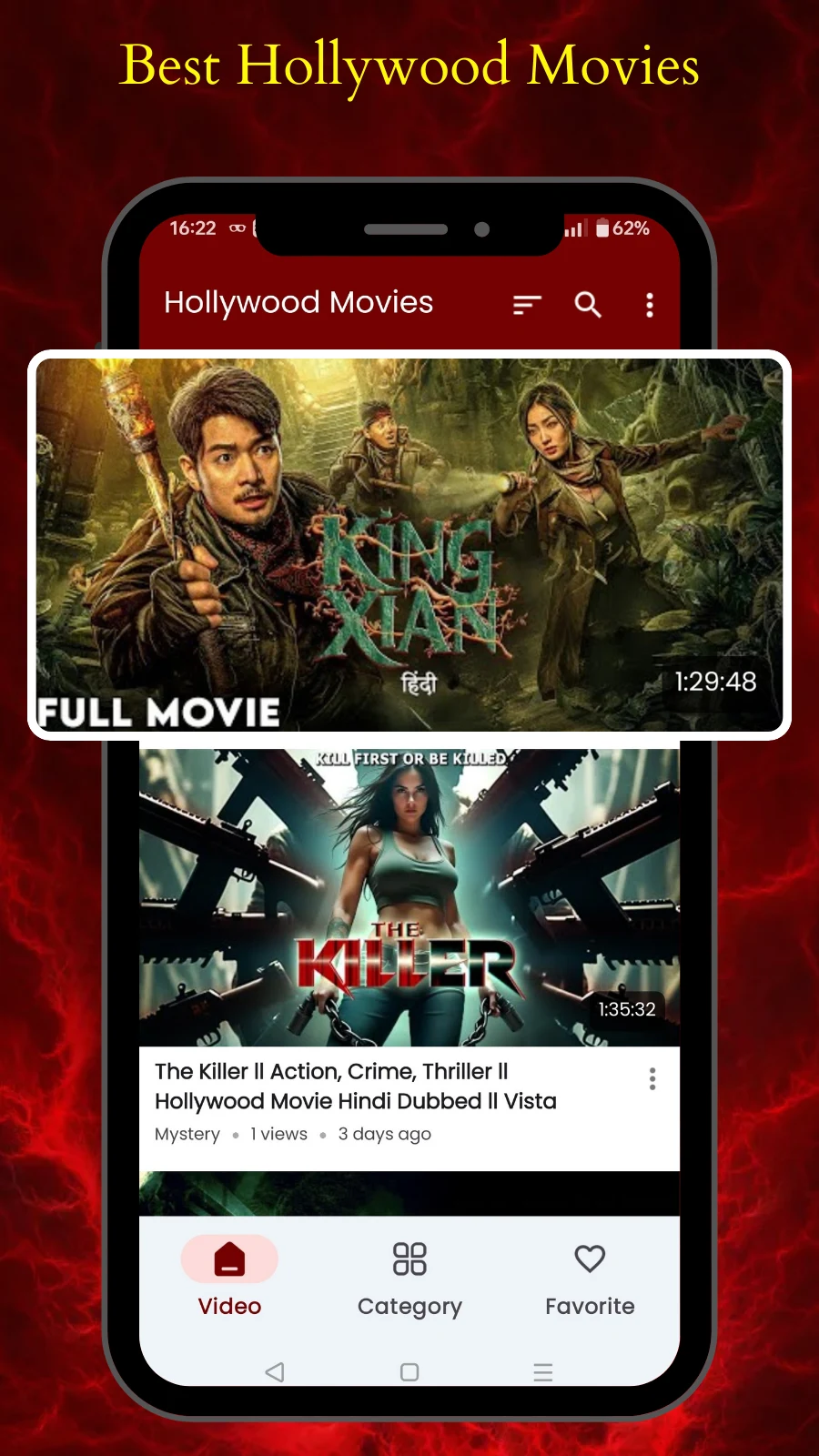 Hollywood Movie App screenshot